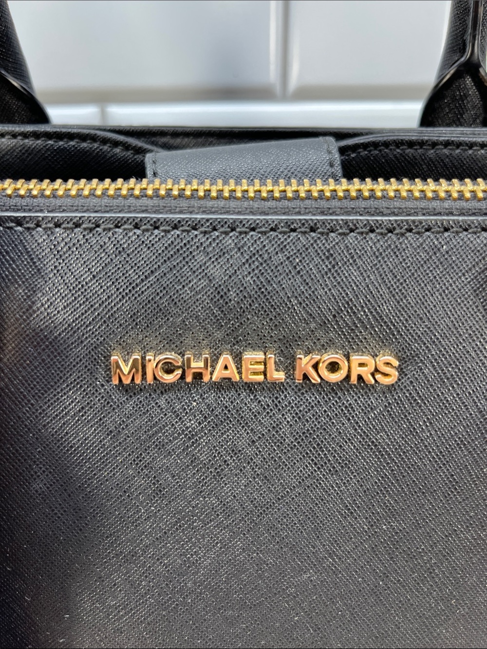 0626 MICHAEL KORS BLACK SATCHEL 260950626 - Picture 5 of 13